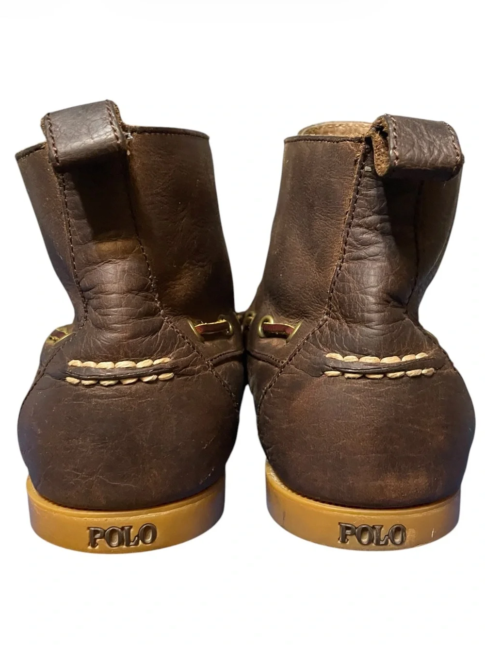Men's Polo Ralph Lauren Barrott Leather Chukka Boots Size 9